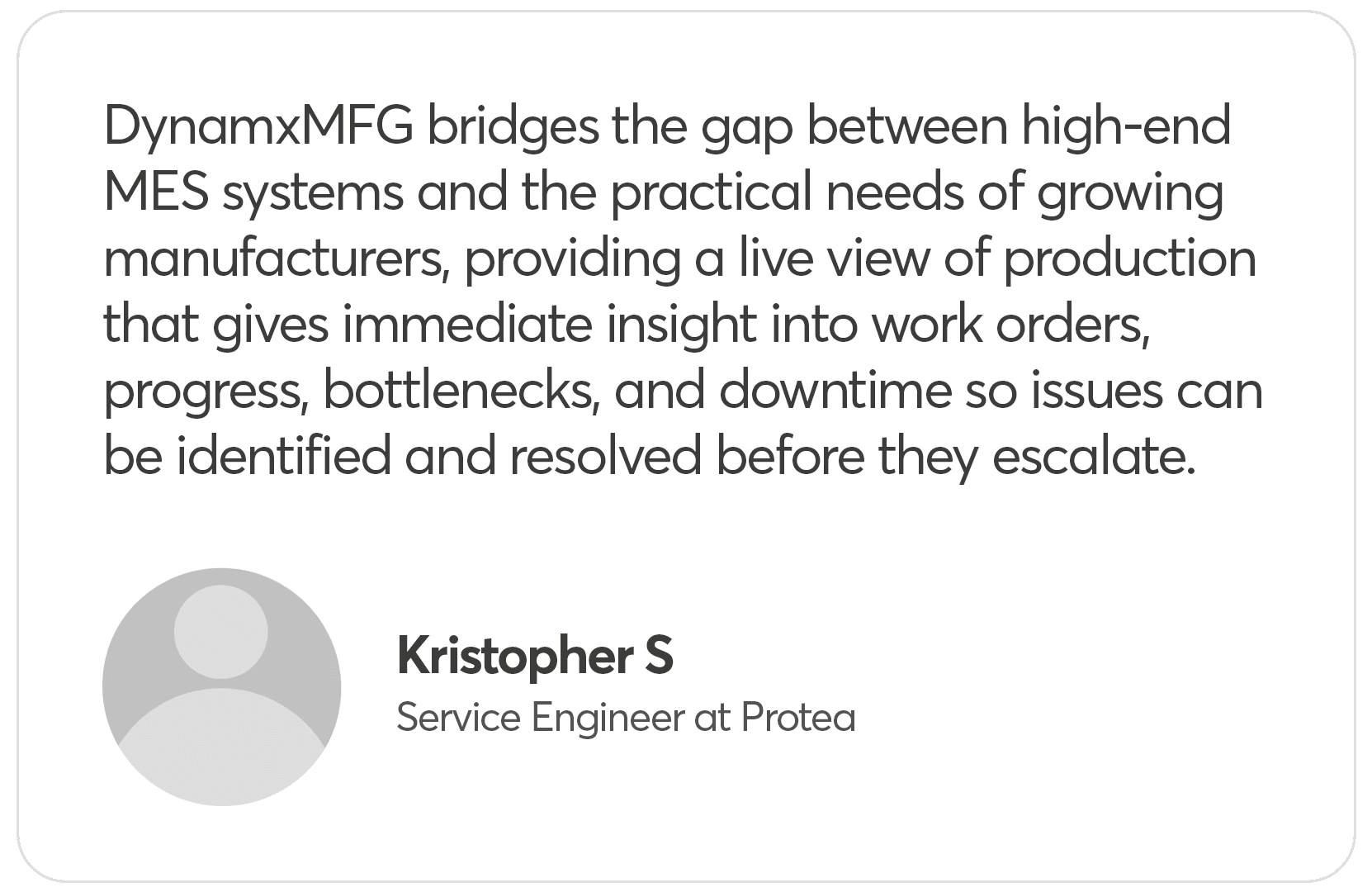 DynamxMFG connects MES systems with growing manufacturers.