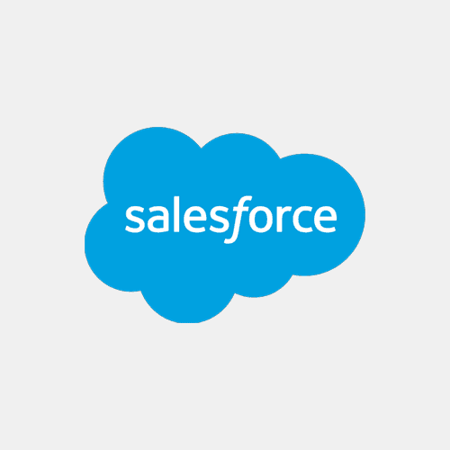 salesforce Salesforce logo in a blue cloud shape