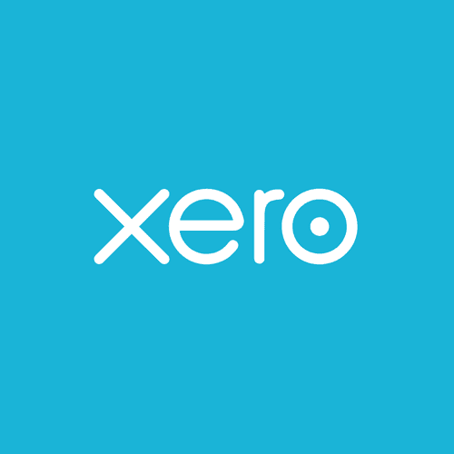 xero Xero logo on blue background