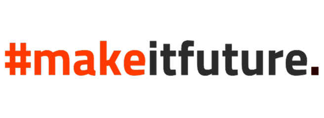 Hashtag make it future logo.